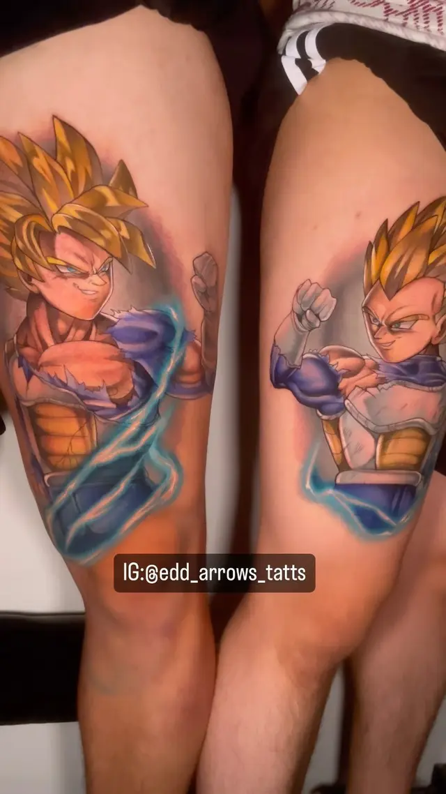 Dragon Ball — matching tattoos