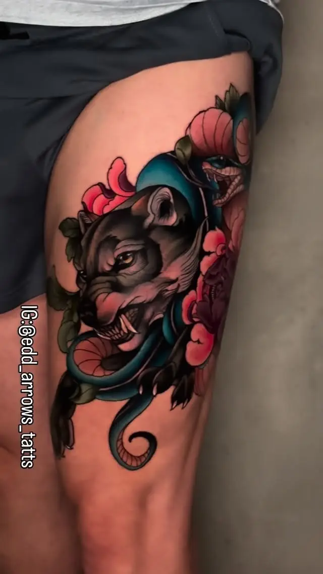 Wolf and serpent